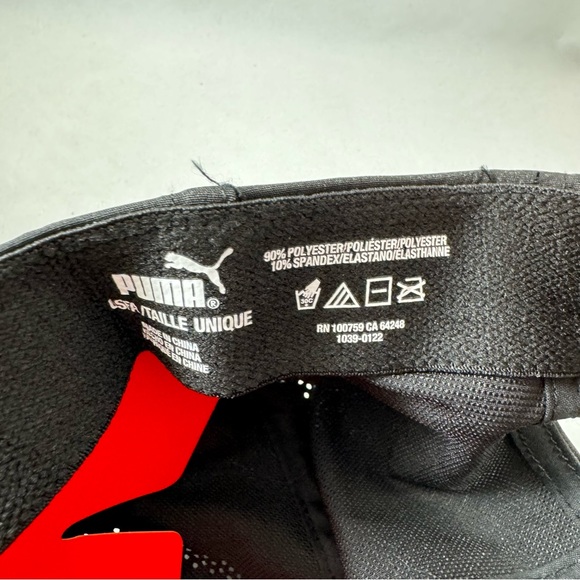 New Puma Mesh Performance Adjustable Cap - Black - Picture 10 of 11